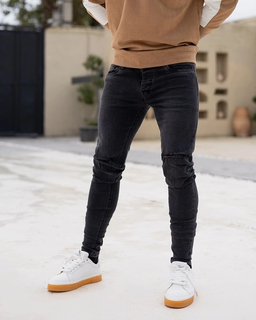 شلوار جذب اسکینی زاپ دار