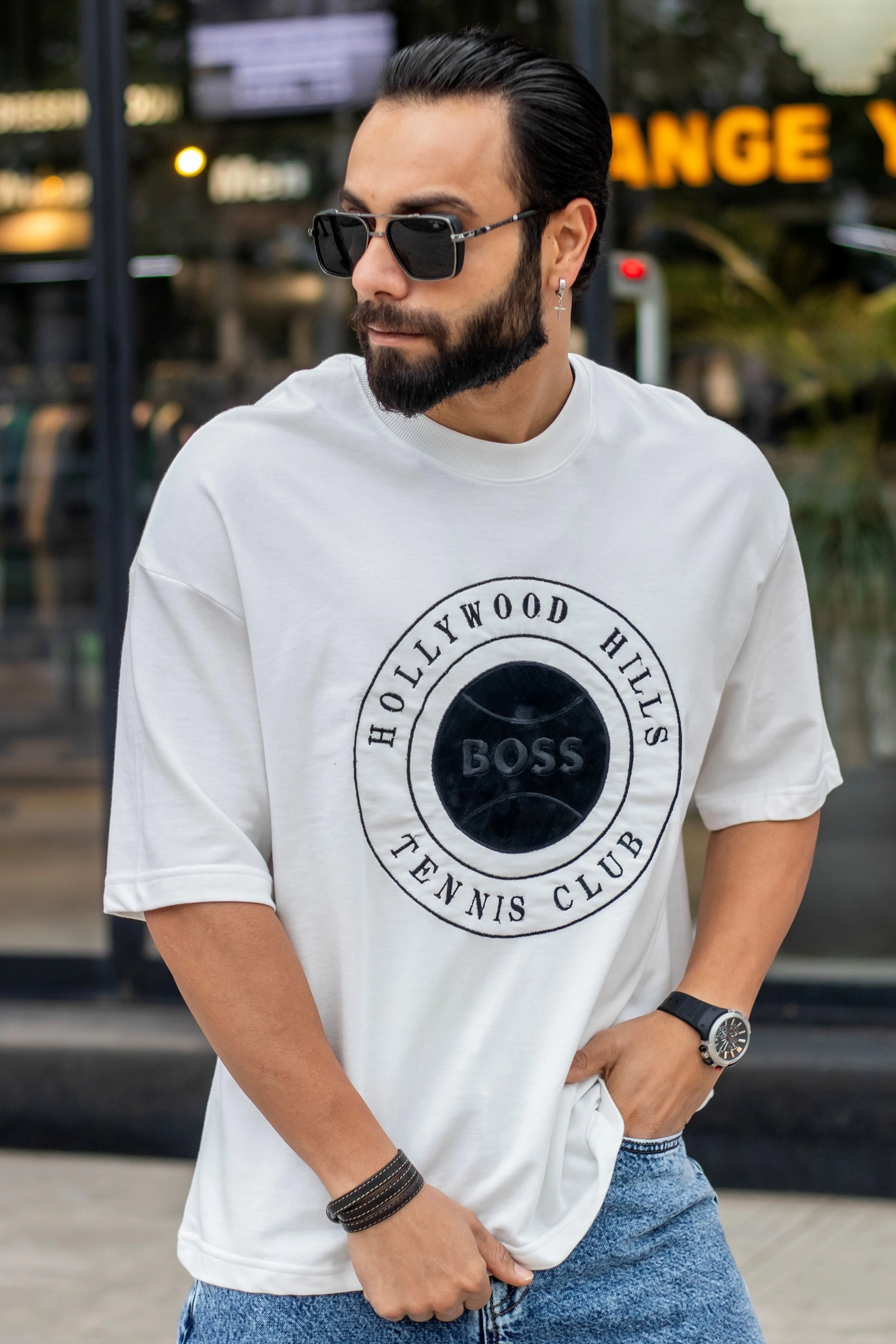 تیشرت آستین کوتاه مردانه مدل Boss AM
