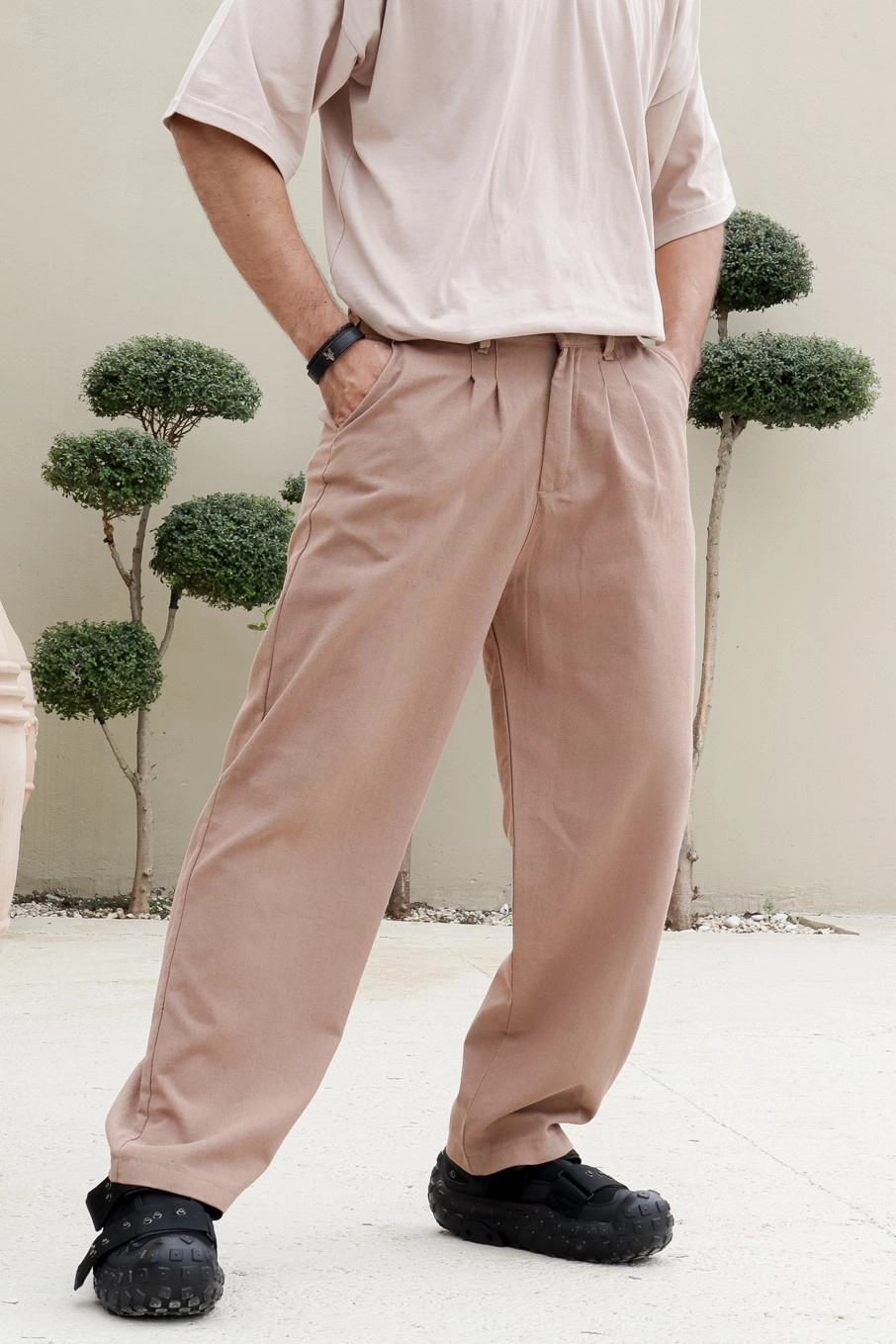 شلوار مردانه پارچه لینن