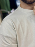 تیشرت آستین کوتاه طرح cuffed sleeve