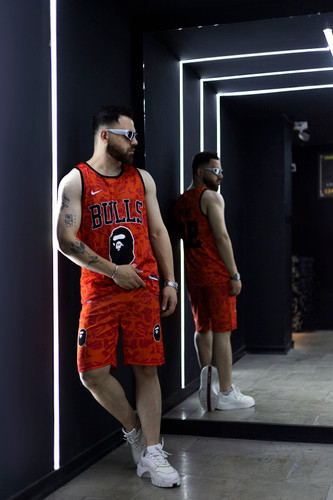 خرید ست تاپ و شلوارک اسپرت مدل Bulls SS